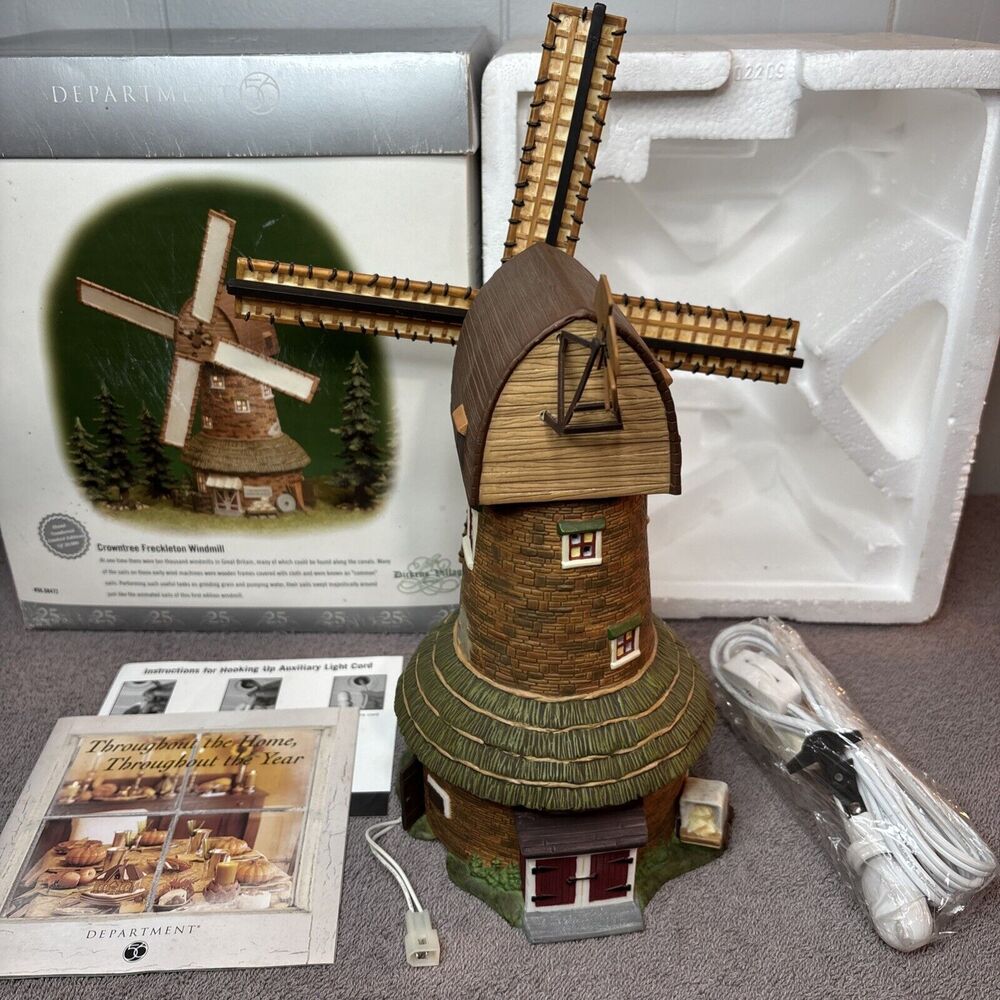 Department Dept 56 Dickens Village 58472 CROWNTREE FRECKLETON WINDMILL 56.58472 - Picture 4 of 12